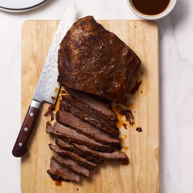 Photo of Slow cooker smoky beef brisket by WW