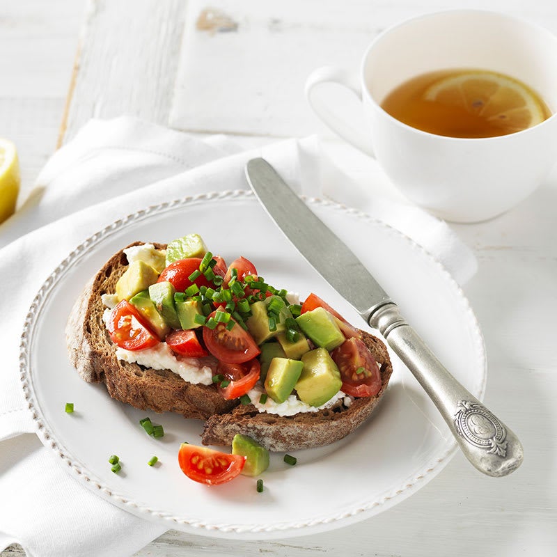 Photo of Rye toast with avocado and tomato salsa by WW