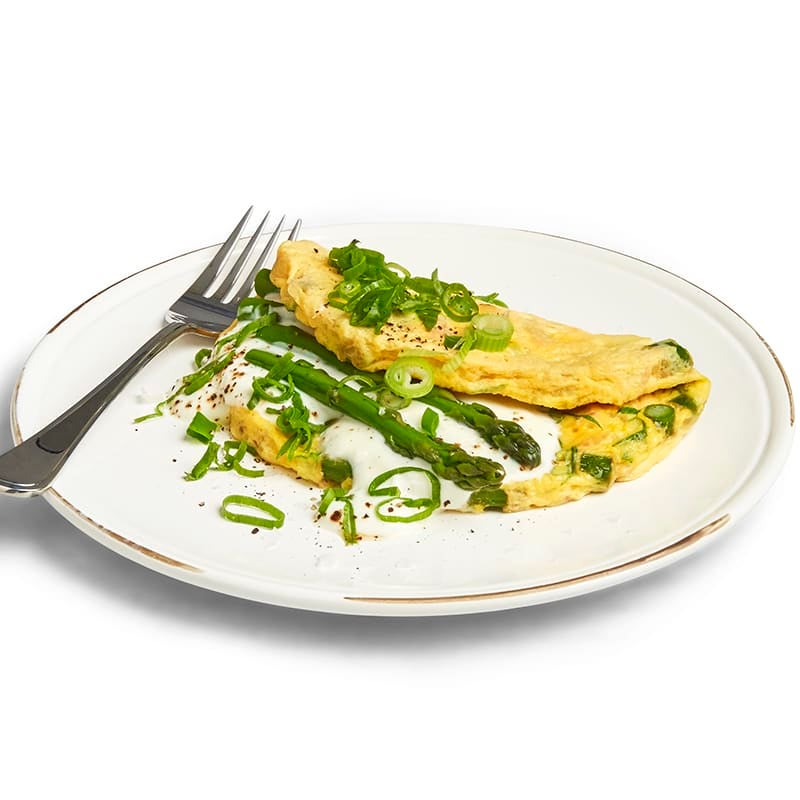 Photo of Salmon and asparagus omelette by WW