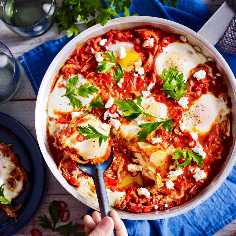 Photo of Spicy Mediterranean baked eggs by WW