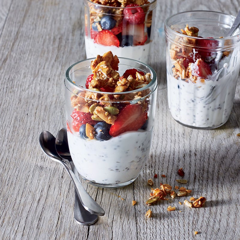 Photo of Berry and granola parfaits by WW