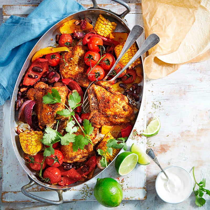Photo of Mexican chicken tray bake by WW