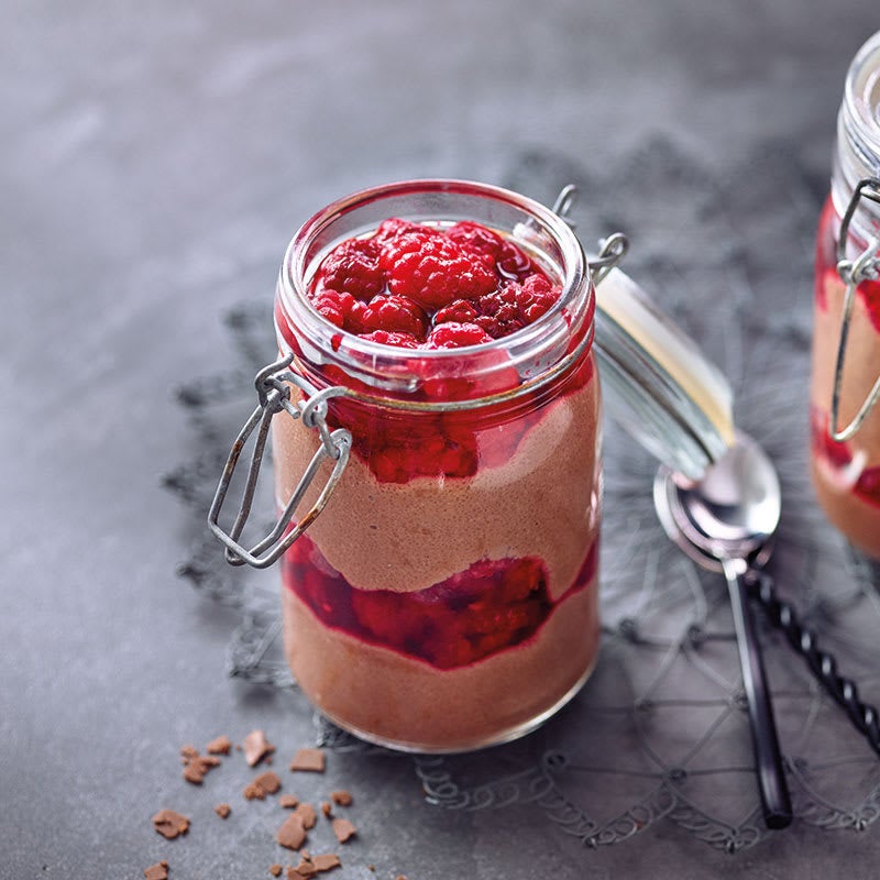 Photo of Layered chocolate and raspberry pot by WW